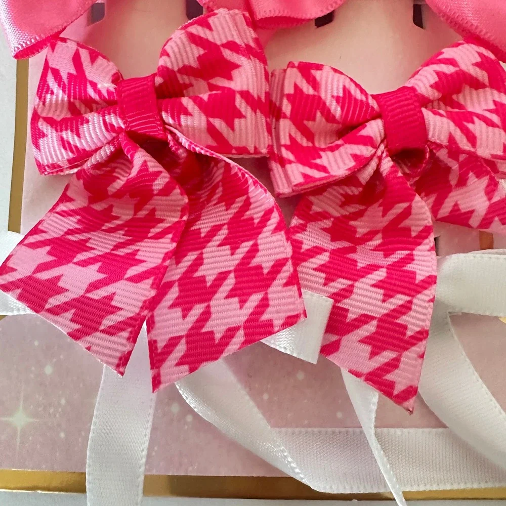 Paris Hilton Pet Shop Dog Accessory Set 10pc Pink New Bows Sunglasses Headband